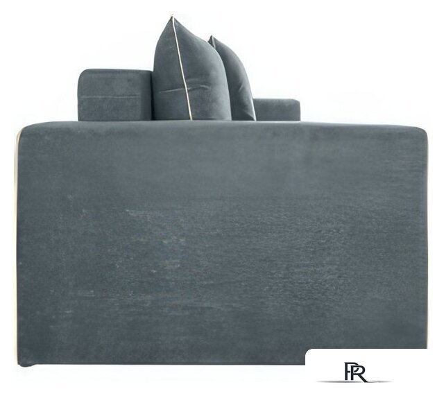 Диван Krones Цезарь 4 (велюр, графит/молочный) - Изображение №5 — Интернет-магазин ПроЗаказ