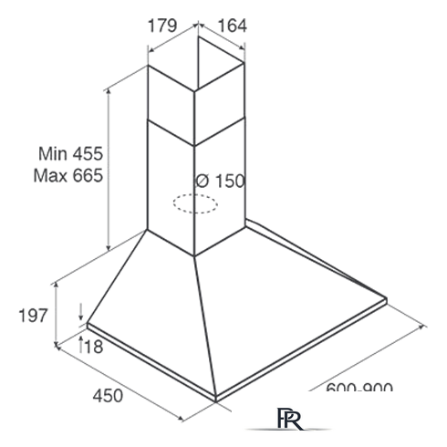 Кухонная вытяжка Jetair Gaia AN/A/60 PRF0112629B - Изображение №2 — Интернет-магазин ПроЗаказ