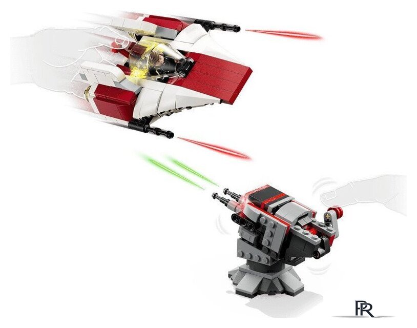 Конструктор LEGO Star Wars 75427 Smart Play Дуэль в тронном зале и истребитель A-wing - Изображение №7 — Интернет-магазин ПроЗаказ