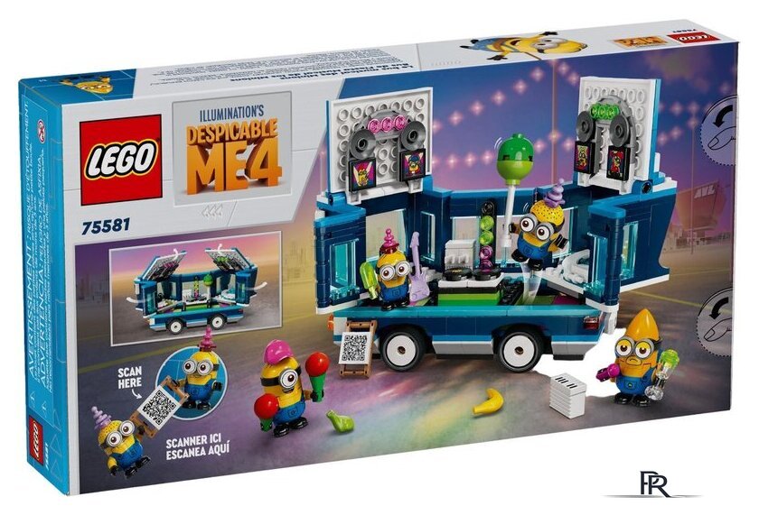 Конструктор LEGO Despicable Me 4 75581 Автобусная вечеринка с музыкой от миньонов - Изображение №1 — Интернет-магазин ПроЗаказ