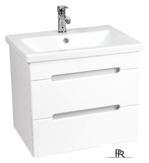  Viant Тумба с умывальником Марсель Como 60 VMAR60CO-T2YP+S-UM-COM60/1-w - Изображение №1 — Интернет-магазин ПроЗаказ