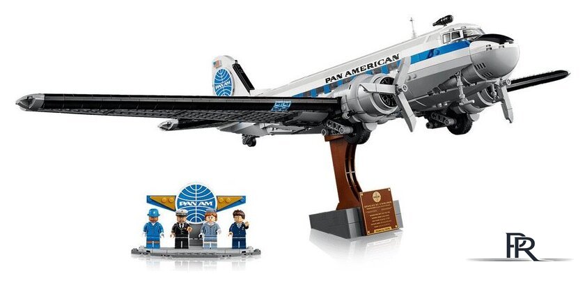Конструктор LEGO Icons 11378 Douglas DC-3 PAN AM Airliner - Изображение №7 — Интернет-магазин ПроЗаказ