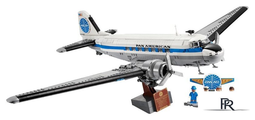 Конструктор LEGO Icons 11378 Douglas DC-3 PAN AM Airliner - Изображение №2 — Интернет-магазин ПроЗаказ