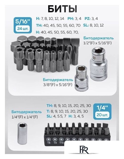 Универсальный набор инструментов KingTul KT-41723-5 (64767) - Изображение №8 — Интернет-магазин ПроЗаказ