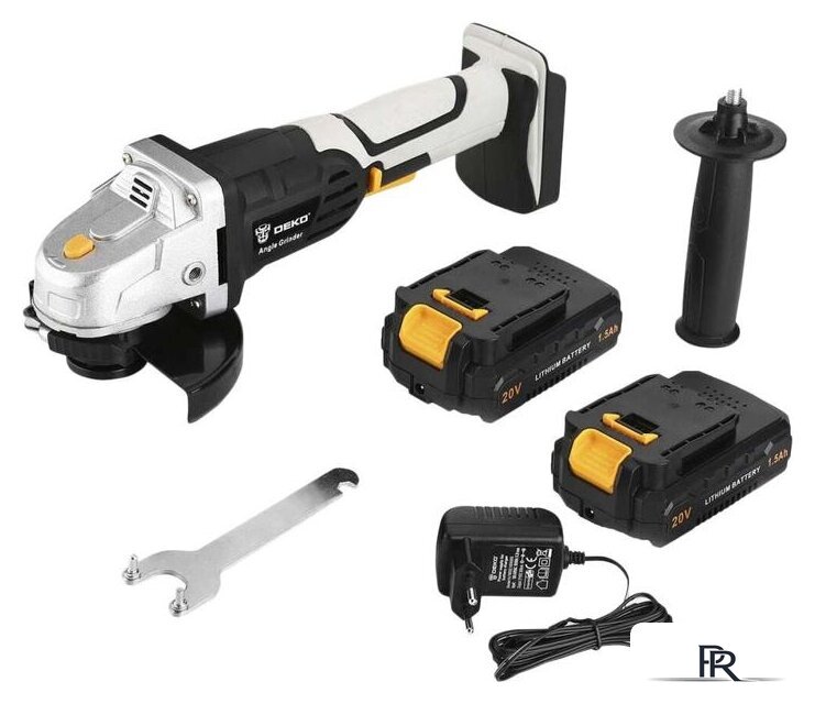 Угловая шлифмашина Deko DKAG20-125 (с 2-мя АКБ) - Изображение №1 — Интернет-магазин ПроЗаказ
