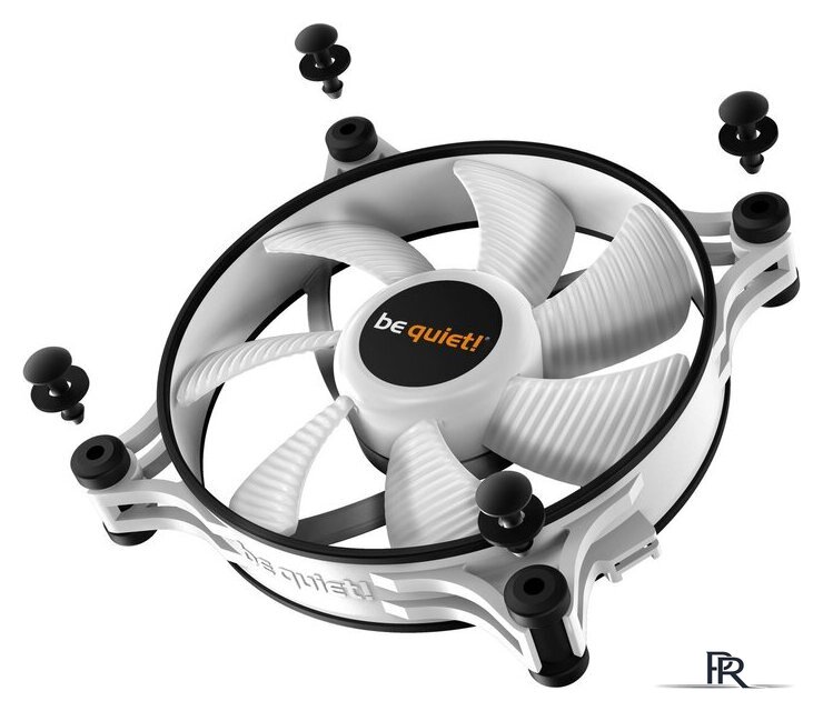 Вентилятор для корпуса be quiet! Shadow Wings 2 120mm White BL088 - Изображение №4 — Интернет-магазин ПроЗаказ