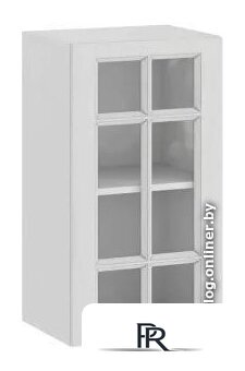 Шкаф навесной Трия Лина 1В4С (белый) - Изображение №1 — Интернет-магазин ПроЗаказ