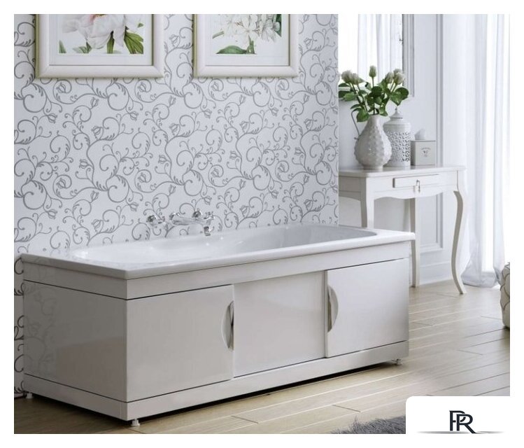 Фронтальный экран под ванну Alavann Monaco Still 150 см (белый) - Изображение №2 — Интернет-магазин ПроЗаказ