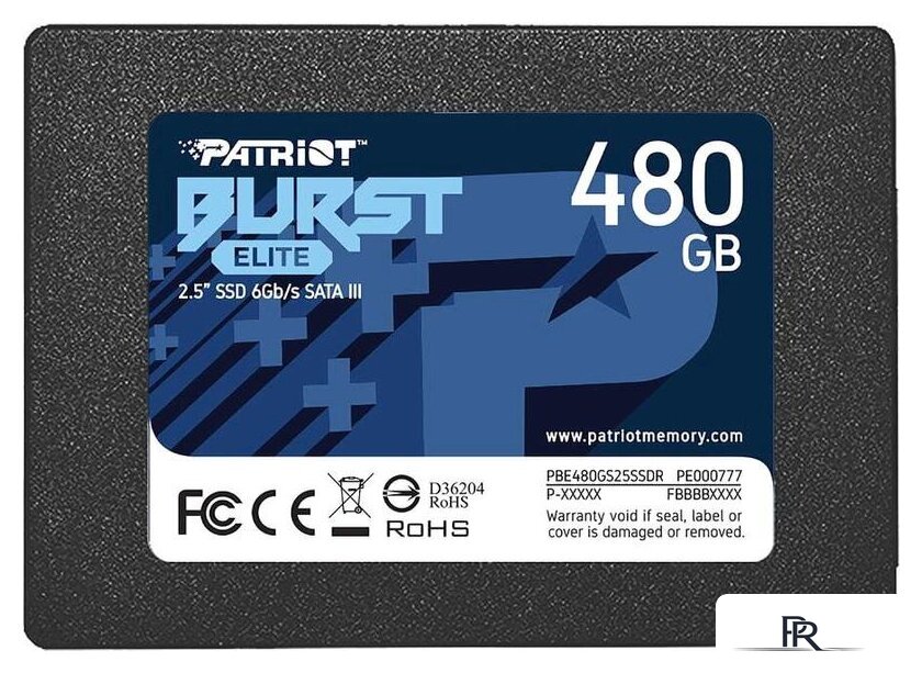 SSD Patriot Burst Elite 480GB PBE480GS25SSDR - Изображение №1 — Интернет-магазин ПроЗаказ