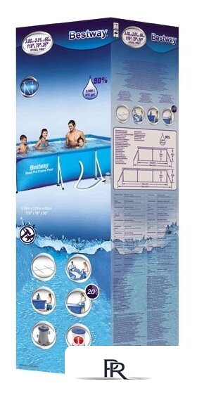 Каркасный бассейн Bestway 56411 (300х201х66) - Изображение №4 — Интернет-магазин ПроЗаказ