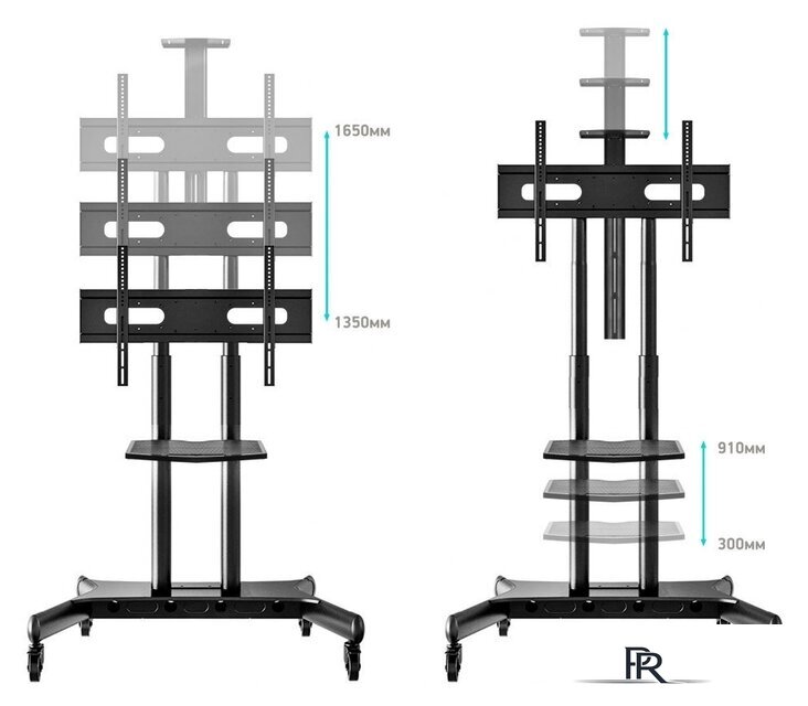 Стойка для телевизора Onkron TS1881 (черный) - Изображение №9 — Интернет-магазин ПроЗаказ