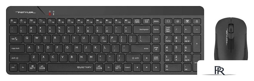 Офисный набор A4Tech Fstyler FG2300 Air2 (черный) - Изображение №1 — Интернет-магазин ПроЗаказ