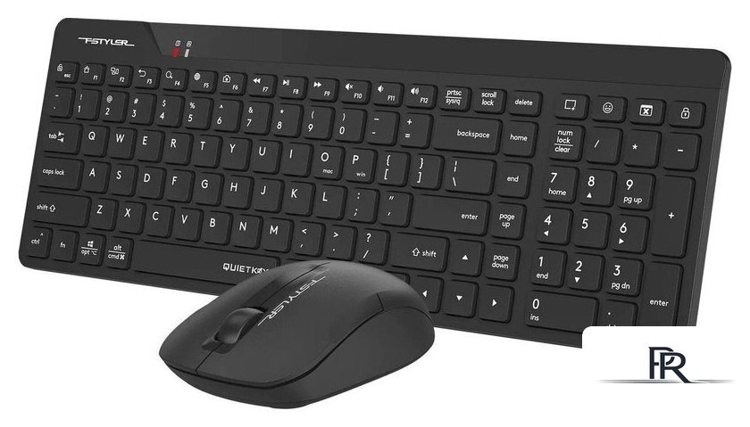 Офисный набор A4Tech Fstyler FG2300 Air2 (черный) - Изображение №4 — Интернет-магазин ПроЗаказ