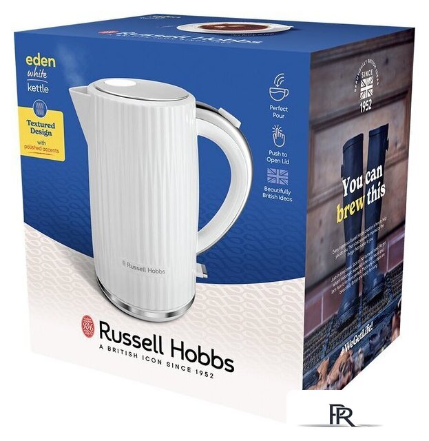 Электрический чайник Russell Hobbs Eden Kettle White 27360-70 - Изображение №8 — Интернет-магазин ПроЗаказ