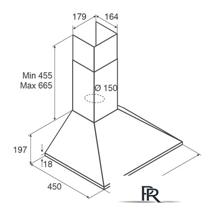 Кухонная вытяжка Jetair Gaia WH/A/60 PRF0112627B - Изображение №2 — Интернет-магазин ПроЗаказ