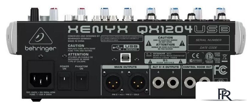 Микшерный пульт Behringer Xenyx QX1204USB - Изображение №3 — Интернет-магазин ПроЗаказ