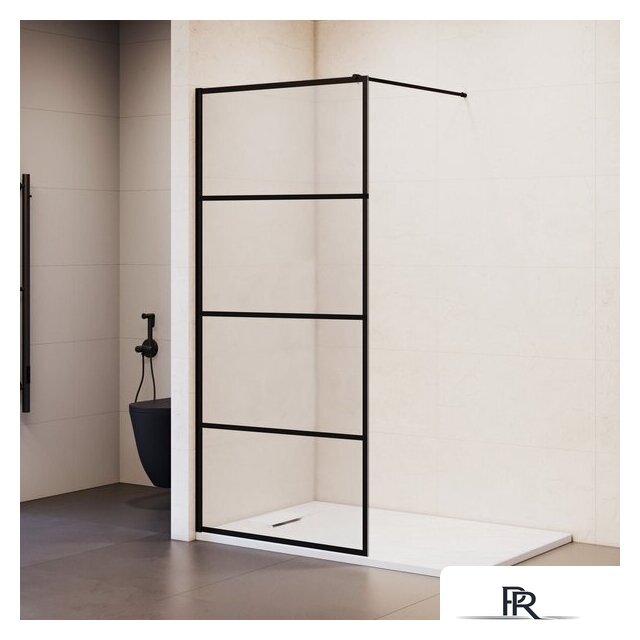 Душевая стенка RGW WA-019B 351001970-84 (черный/прозрачное стекло) - Изображение №3 — Интернет-магазин ПроЗаказ