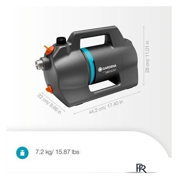 Садовый насос Gardena 5200 Silent 09084-20 - Изображение №4 — Интернет-магазин ПроЗаказ