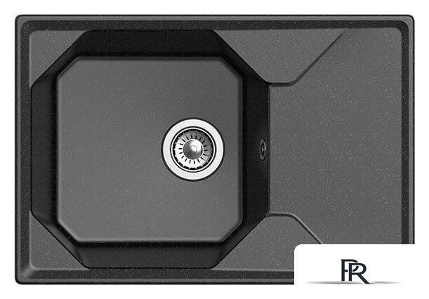 Кухонная мойка GranFest GF-U-740L (черный) - Изображение №2 — Интернет-магазин ПроЗаказ
