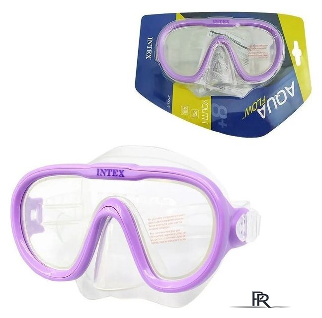 Маска для плавания Intex Sea Scan Swim Masks 55916 (синий) - Изображение №5 — Интернет-магазин ПроЗаказ