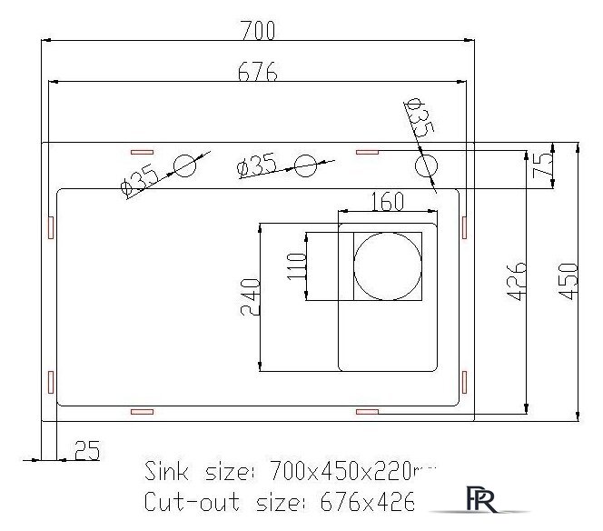 Кухонная мойка Stellar Decor S7045NB-A-D (нано черный, c доской) - Изображение №8 — Интернет-магазин ПроЗаказ