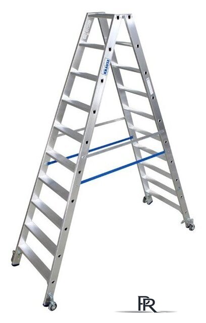 Лестница-стремянка Krause Stabilo с роликами 2х10 ступеней - Изображение №1 — Интернет-магазин ПроЗаказ