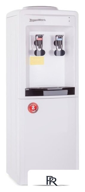 Кулер для воды AquaWork 0.8 LDR (белый/черный) - Изображение №3 — Интернет-магазин ПроЗаказ