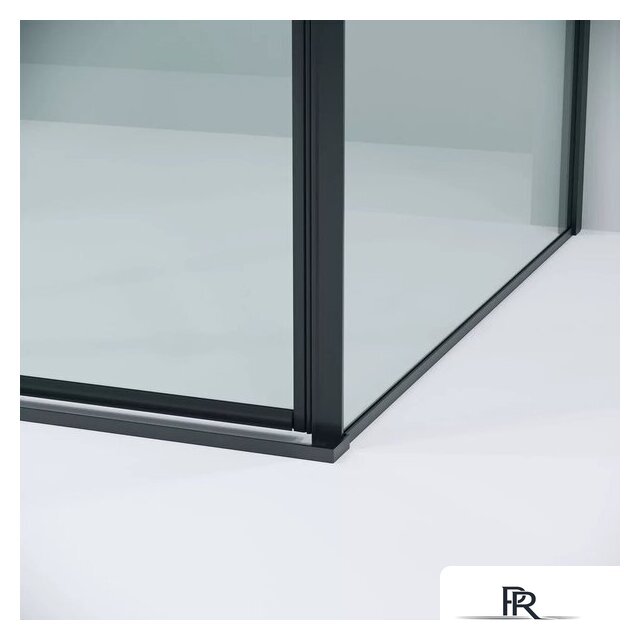 Душевая стенка Grossman Galaxy 80x195 200.K33.01.80.21.00 (черный матовый/стекло прозрачное) - Изображение №4 — Интернет-магазин ПроЗаказ