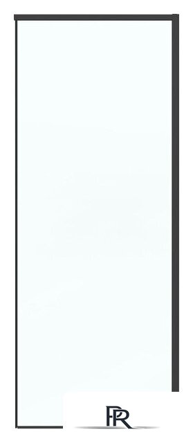 Душевая стенка Grossman Galaxy 80x195 200.K33.01.80.21.00 (черный матовый/стекло прозрачное) - Изображение №1 — Интернет-магазин ПроЗаказ