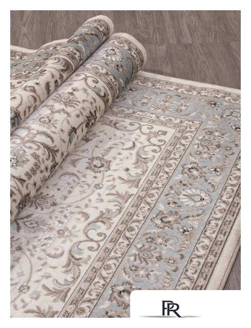 Ковер для жилой комнаты Merinos Valencia Deluxe F014-STAN-CREAM-L.BLUE (2х3) - Изображение №2 — Интернет-магазин ПроЗаказ