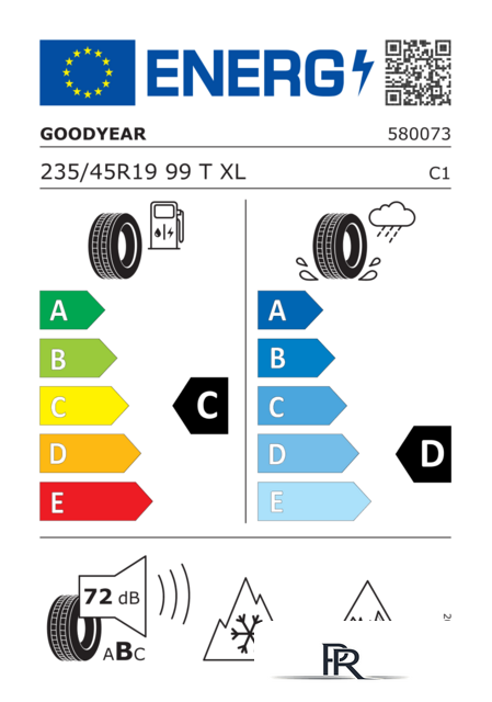 Зимние шины Goodyear UltraGrip Ice 2+ 235/45R19 99T - Изображение №3 — Интернет-магазин ПроЗаказ