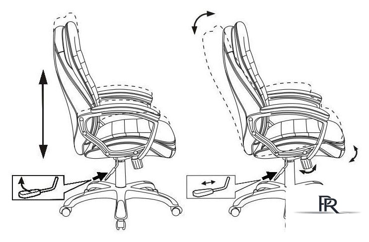 Офисное кресло Бюрократ T-9950LT (черный) - Изображение №5 — Интернет-магазин ПроЗаказ