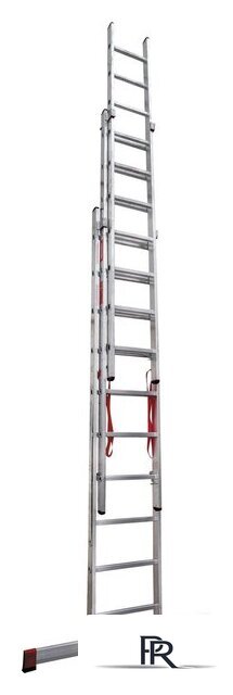 Лестница-стремянка Новая высота NV 323 трёхсекционная профессиональная 3x10 ступеней - Изображение №6 — Интернет-магазин ПроЗаказ