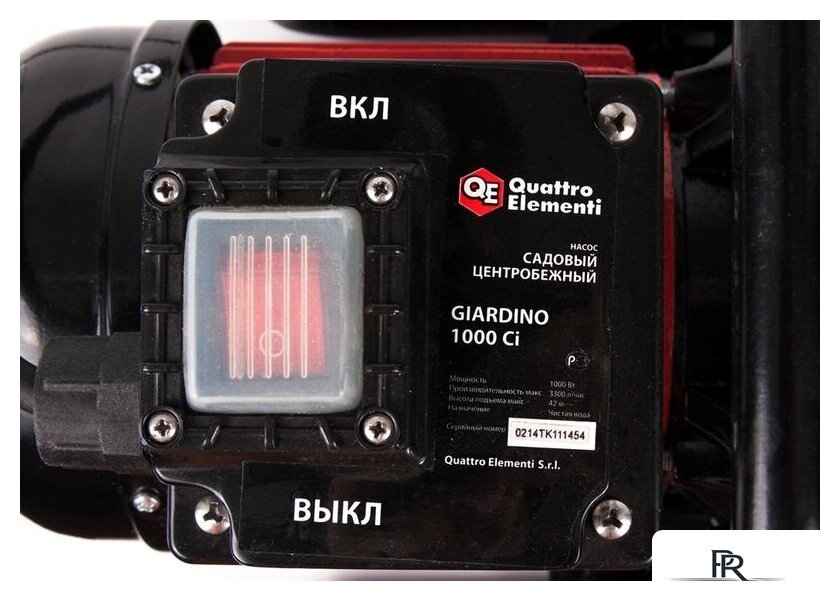 Садовый насос Quattro Elementi Giardino 1000 Ci - Изображение №4 — Интернет-магазин ПроЗаказ