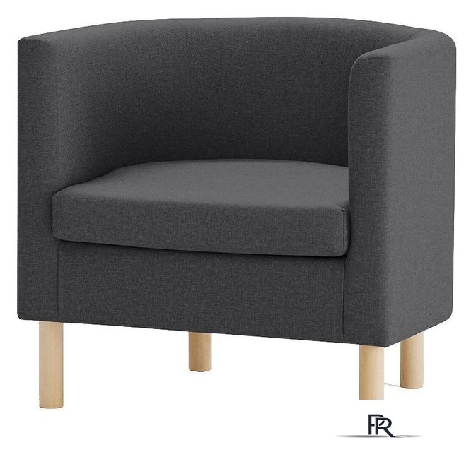 Интерьерное кресло Mio Tesoro Агата 351 (темно-серый 1173) - Изображение №6 — Интернет-магазин ПроЗаказ