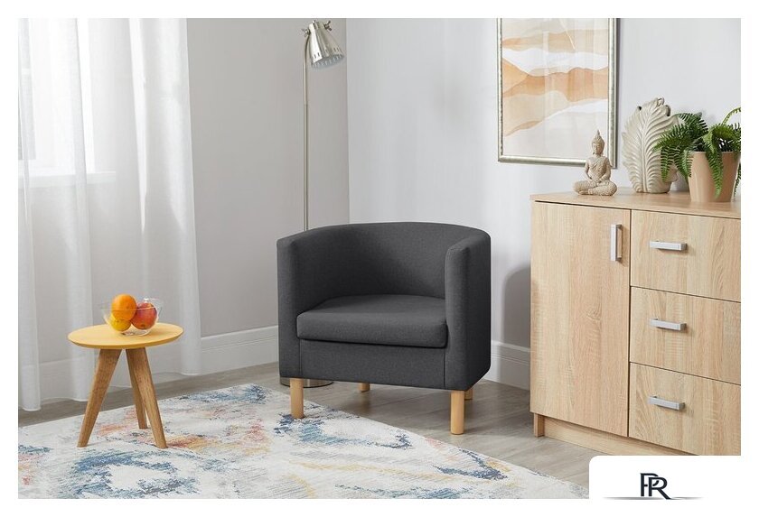 Интерьерное кресло Mio Tesoro Агата 351 (темно-серый 1173) - Изображение №14 — Интернет-магазин ПроЗаказ