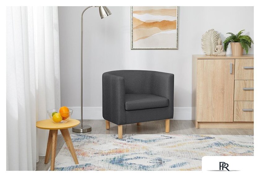 Интерьерное кресло Mio Tesoro Агата 351 (темно-серый 1173) - Изображение №15 — Интернет-магазин ПроЗаказ