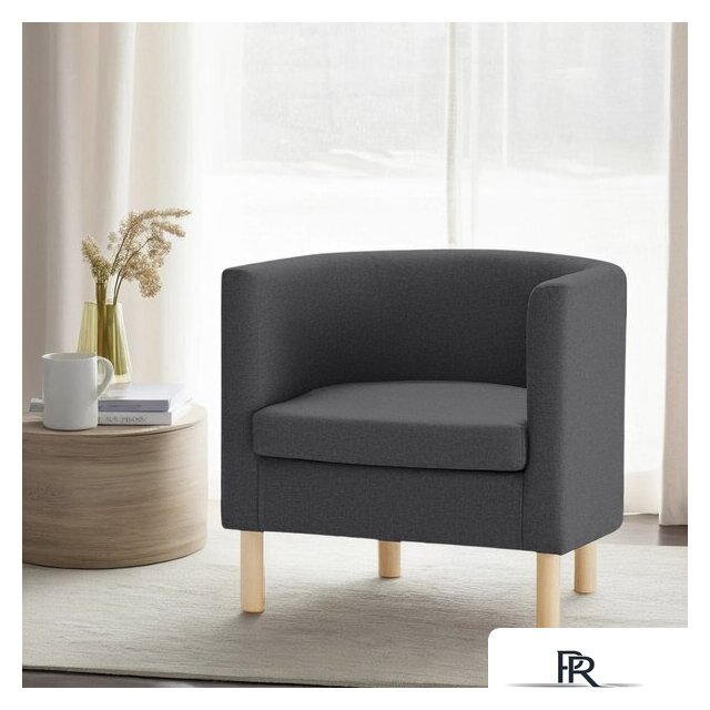 Интерьерное кресло Mio Tesoro Агата 351 (темно-серый 1173) - Изображение №4 — Интернет-магазин ПроЗаказ