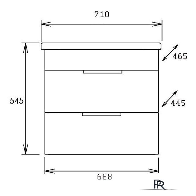  Onika Тумба под умывальник Легран 70.13 107048 - Изображение №3 — Интернет-магазин ПроЗаказ