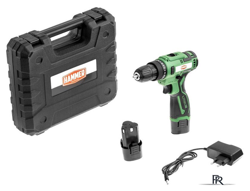 Дрель-шуруповерт Hammer ACD12/2C (с 2-мя АКБ, кейс) - Изображение №1 — Интернет-магазин ПроЗаказ