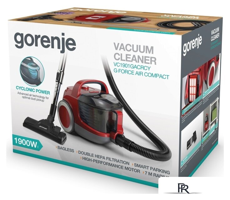 Пылесос Gorenje VC1901GACRCY - Изображение №4 — Интернет-магазин ПроЗаказ