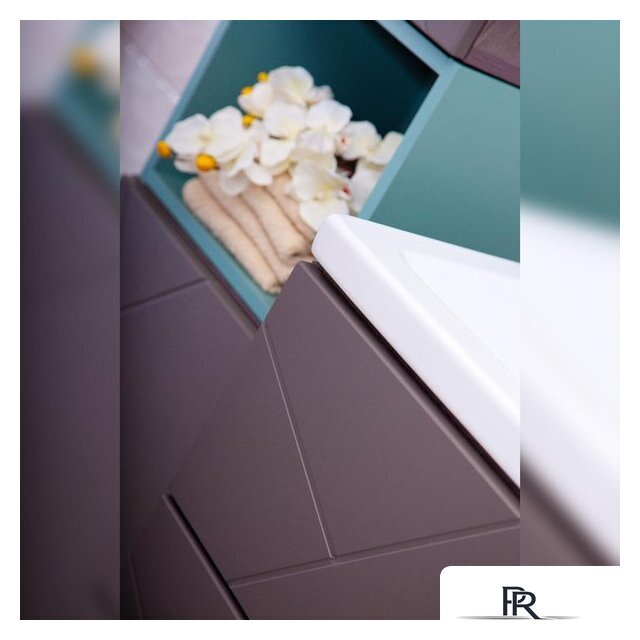  Бриклаер Тумба под умывальник Кристалл 60 (ясень анкор темный/софт графит) - Изображение №6 — Интернет-магазин ПроЗаказ