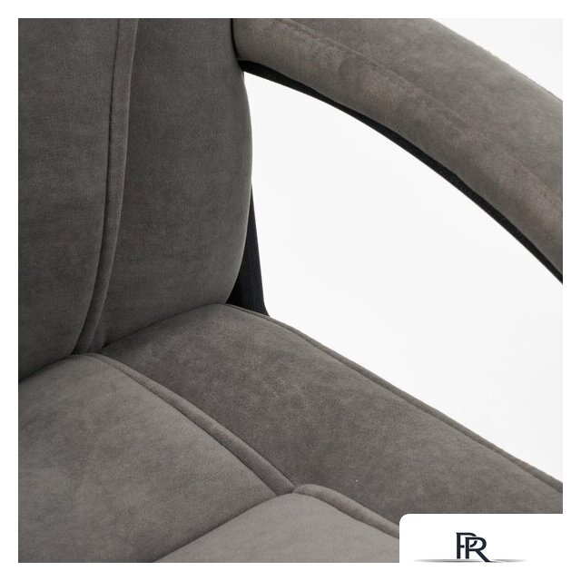 Офисное кресло TetChair Bergamo флок (хром/серый 29) - Изображение №13 — Интернет-магазин ПроЗаказ