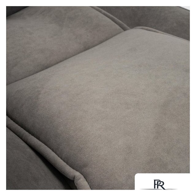 Офисное кресло TetChair Bergamo флок (хром/серый 29) - Изображение №7 — Интернет-магазин ПроЗаказ