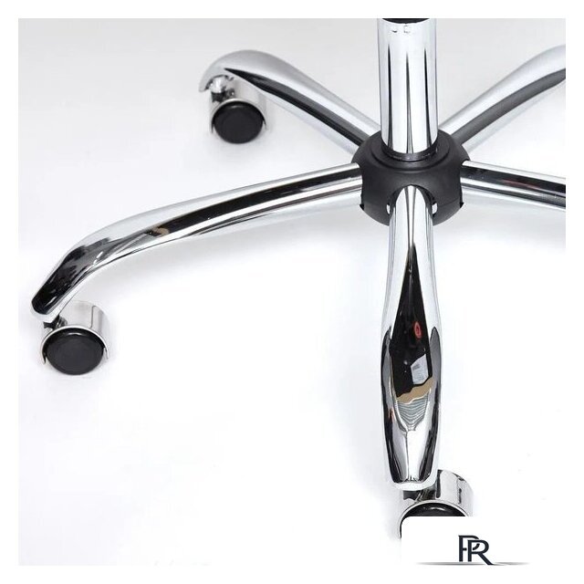 Офисное кресло TetChair Bergamo флок (хром/серый 29) - Изображение №15 — Интернет-магазин ПроЗаказ