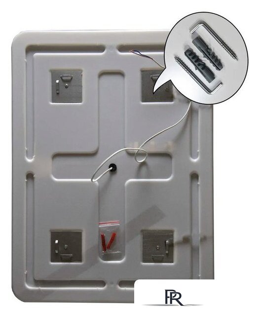  Пекам Зеркало Marta 1 80x60 marta1-80x60sp (с подсветкой, подогревом и сенсором на прикосновение) - Изображение №2 — Интернет-магазин ПроЗаказ