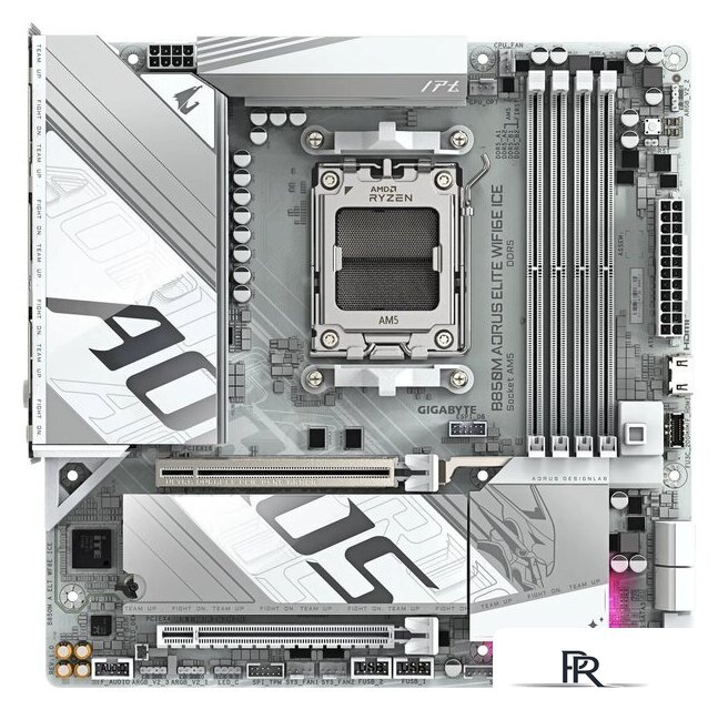 Материнская плата Gigabyte B850M Aorus Elite WiFi6E Ice (rev. 1.0) - Изображение №1 — Интернет-магазин ПроЗаказ