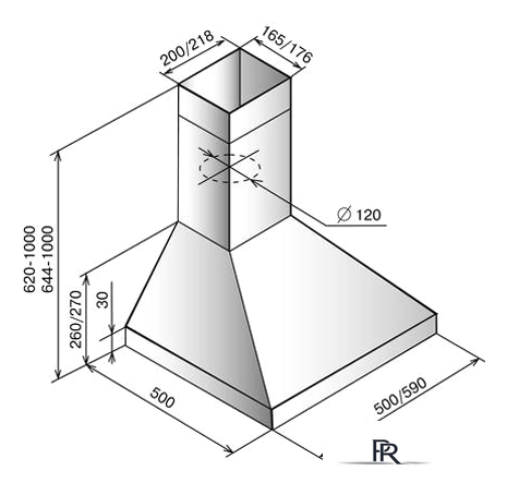 Кухонная вытяжка Elikor Вента 50П-430-К3Д (черный) - Изображение №3 — Интернет-магазин ПроЗаказ