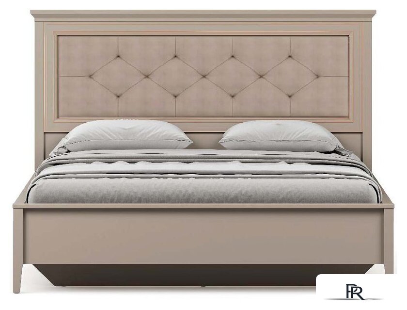 Кровать Black Red White Classic LOZ160x200 с подъемным механизмом и мягким элементом (глиняный серый) - Изображение №1 — Интернет-магазин ПроЗаказ