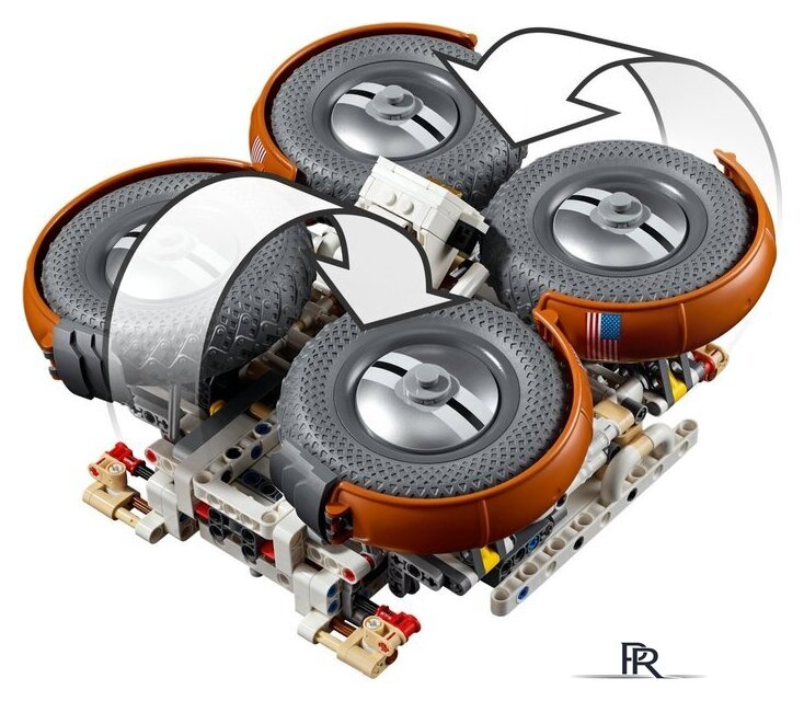 Конструктор LEGO Technic 42182 Лунный вездеход НАСА «Аполлон» - Изображение №7 — Интернет-магазин ПроЗаказ